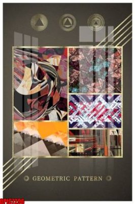 Download file gốc file tranh bộ decor in treo tường tráng gương OPIC7296 (in mica) trang trí