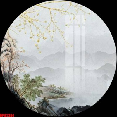 File gốc file tranh bộ decor in treo tường tráng gương OPIC7384 (dành cho trang trí nội thất)
