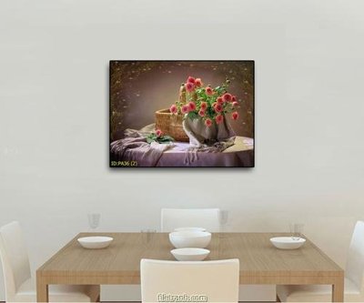 File tranh File tranh phòng ăn PA36 (bản gốc) in lụa dán tường