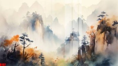 File in mica file tranh in treo tường file decor tổng hợp R107 (bản gốc) làm vách ngăn