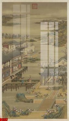 Hình ảnh file gốc in lụa file tranh in treo tường file decor tổng hợp R1337