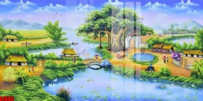 File gốc file tranh in treo tường file decor tổng hợp R1606 (in mica) trang trí