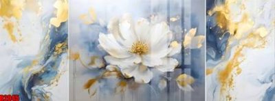 Download file gốc file tranh in treo tường file decor tổng hợp R2045 (in lụa) hoa lá