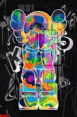 File tranh file tranh in treo tường file decor tổng hợp R2055 (bản gốc) treo quán cafe