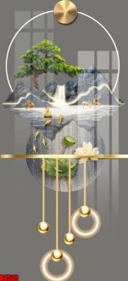 File gốc file tranh in treo tường file decor tổng hợp R2519 (in tráng gương) hiện đại