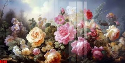 Download file gốc file tranh in treo tường file decor tổng hợp R340 (in lụa) tranh 3D