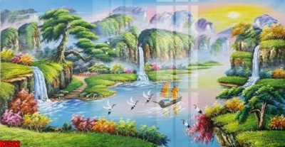 File tranh file tranh in treo tường file decor tổng hợp R3532 (bản gốc) in lụa 5D