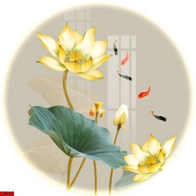 File tranh in trần 3D file tranh in treo tường file decor tổng hợp R3566 (ảnh gốc)