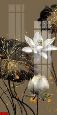 Hình ảnh file gốc in lụa file tranh in treo tường file decor tổng hợp R3830