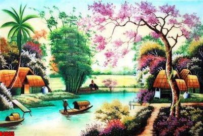 Hình ảnh file gốc in trần nhà file tranh in treo tường file decor tổng hợp R4035