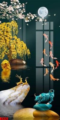 File gốc file tranh in treo tường file decor tổng hợp R4324 (in ấn) không giới hạn