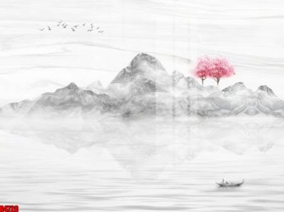 Download file gốc file tranh in treo tường file decor tổng hợp R4728 (in lụa) hoa lá