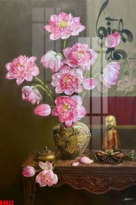 File gốc file tranh in treo tường file decor tổng hợp R4822 (in lụa) tranh phong thủy