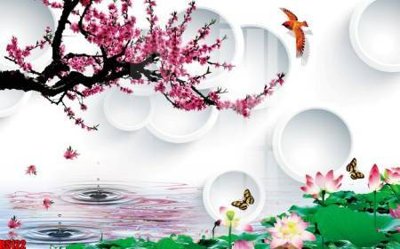 File tranh file tranh in treo tường file decor tổng hợp R5122 (file gốc) chủ đề phong thủy