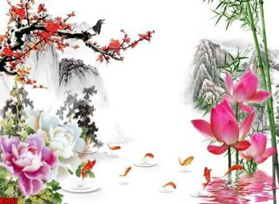 Hình ảnh file gốc file tranh in treo tường file decor tổng hợp R5157 cho in UV