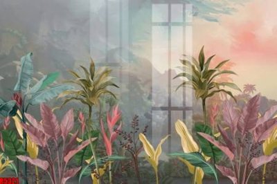 File PSD file tranh in treo tường file decor tổng hợp R5321 (chất lượng in ấn)