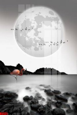 File PSD file tranh in treo tường file decor tổng hợp R5521 (nguyên bản) cho thiết kế