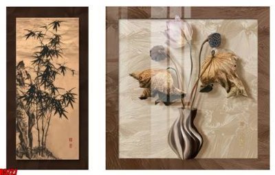 File tranh file tranh in treo tường file decor tổng hợp R5727 (bản gốc) treo phòng ăn