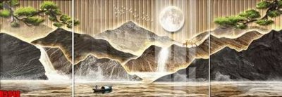 File tranh in trần 3D file tranh in treo tường file decor tổng hợp R5949 (ảnh gốc)