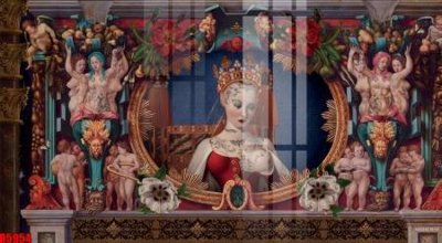 Download file gốc file tranh in treo tường file decor tổng hợp R5954 (in lụa) tranh 3D