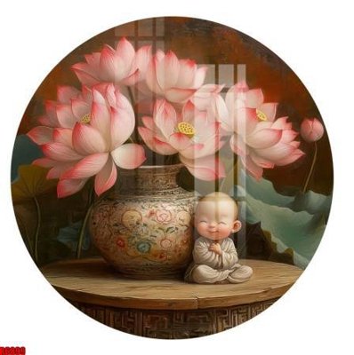 File gốc file tranh in treo tường file decor tổng hợp R6899 (in mica) làm quà tặng