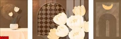 File tranh trang trí file tranh in treo tường file decor tổng hợp R6908 (file gốc)