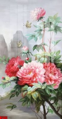 File tranh file tranh in treo tường file decor tổng hợp R7142 (gốc) in vải canvas