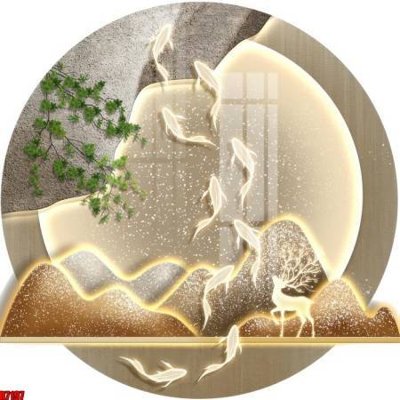 File gốc file tranh in treo tường file decor tổng hợp R7197 (in 3D) nghệ thuật