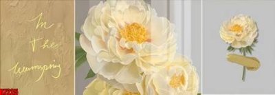 Download file gốc file tranh in treo tường file decor tổng hợp R7225 (in lụa) hoa lá