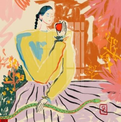 File tranh file tranh in treo tường file decor tổng hợp R7243 (gốc) in vải canvas