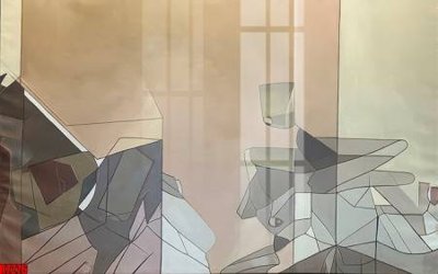 File tranh file tranh in treo tường file decor tổng hợp R7276 (bản gốc) in lụa 3D