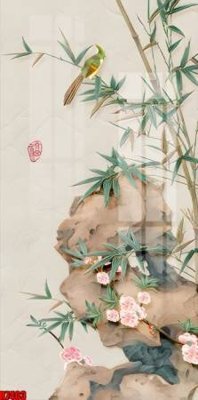 File in mica file tranh in treo tường file decor tổng hợp R7403 (bản gốc) làm vách ngăn