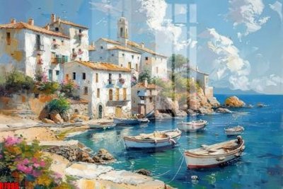 File in trần file tranh in treo tường file decor tổng hợp R7886 (bản gốc) bầu trời