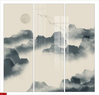 File gốc in mica file tranh in treo tường file decor tổng hợp R7994 chất lượng