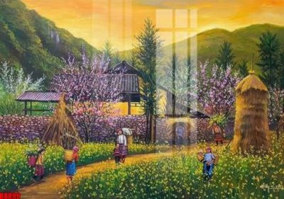 File gốc file tranh in treo tường file decor tổng hợp R8099 (vector) cho in ấn