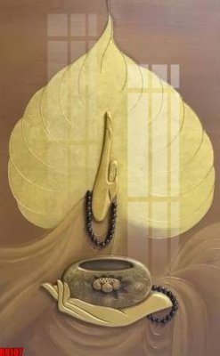 File gốc file tranh in treo tường file decor tổng hợp R8107 (in tráng gương) sang trọng