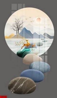 File gốc file tranh in treo tường file decor tổng hợp R8369 (thiết kế) cho in ấn