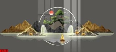 Hình ảnh file gốc in lụa file tranh in treo tường file decor tổng hợp R8385