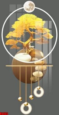 File tranh file tranh in treo tường file decor tổng hợp R8403 (ảnh gốc) in trần nhà