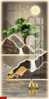 Tải file file tranh in treo tường file decor tổng hợp R8705 (gốc) in ấn ngay lập tức