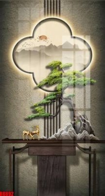 File tranh file tranh in treo tường file decor tổng hợp R8892 (gốc) chủ đề thiên nhiên