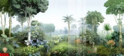 File tranh file tranh in treo tường file decor tổng hợp R8930 (bản gốc) in lụa dán tường