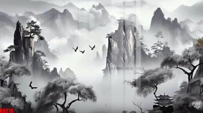 File tranh file tranh in treo tường file decor tổng hợp R9276 (ảnh gốc) in trần nhà