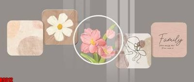 File ảnh file tranh in treo tường file decor tổng hợp R9312 (gốc) cho trang trí nhà hàng