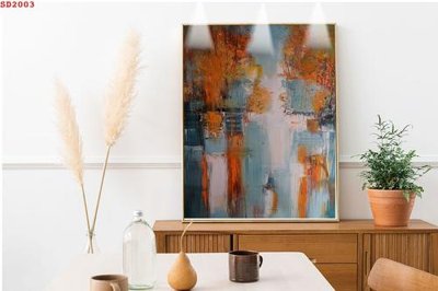 File tranh File tranh hiện đại Sơn Dầu SD2003 (gốc) chủ đề thiên nhiên