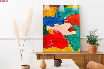 File ảnh gốc File tranh hiện đại Sơn Dầu SD2034 (chuyên in mica)