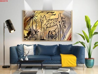 File gốc File tranh hiện đại Sơn Dầu SD2070 (cho in ấn) độc quyền