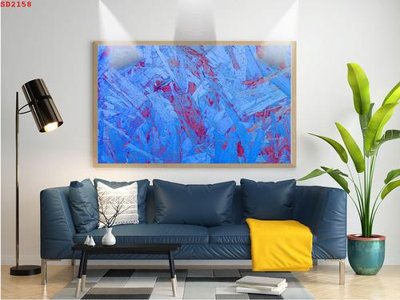 Download file gốc File tranh hiện đại Sơn Dầu SD2158 (in mica) trang trí