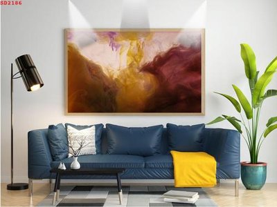 File tranh in tráng gương File tranh hiện đại Sơn Dầu SD2186 (siêu nét)