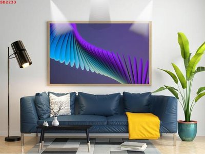 File in ấn cao cấp File tranh hiện đại Sơn Dầu SD2233 (file gốc)